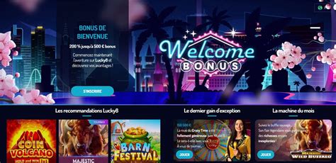 lucky8 casino mon compte.